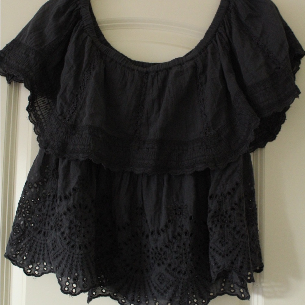 AEO off the shoulder top (sizes XL & M) $10 each